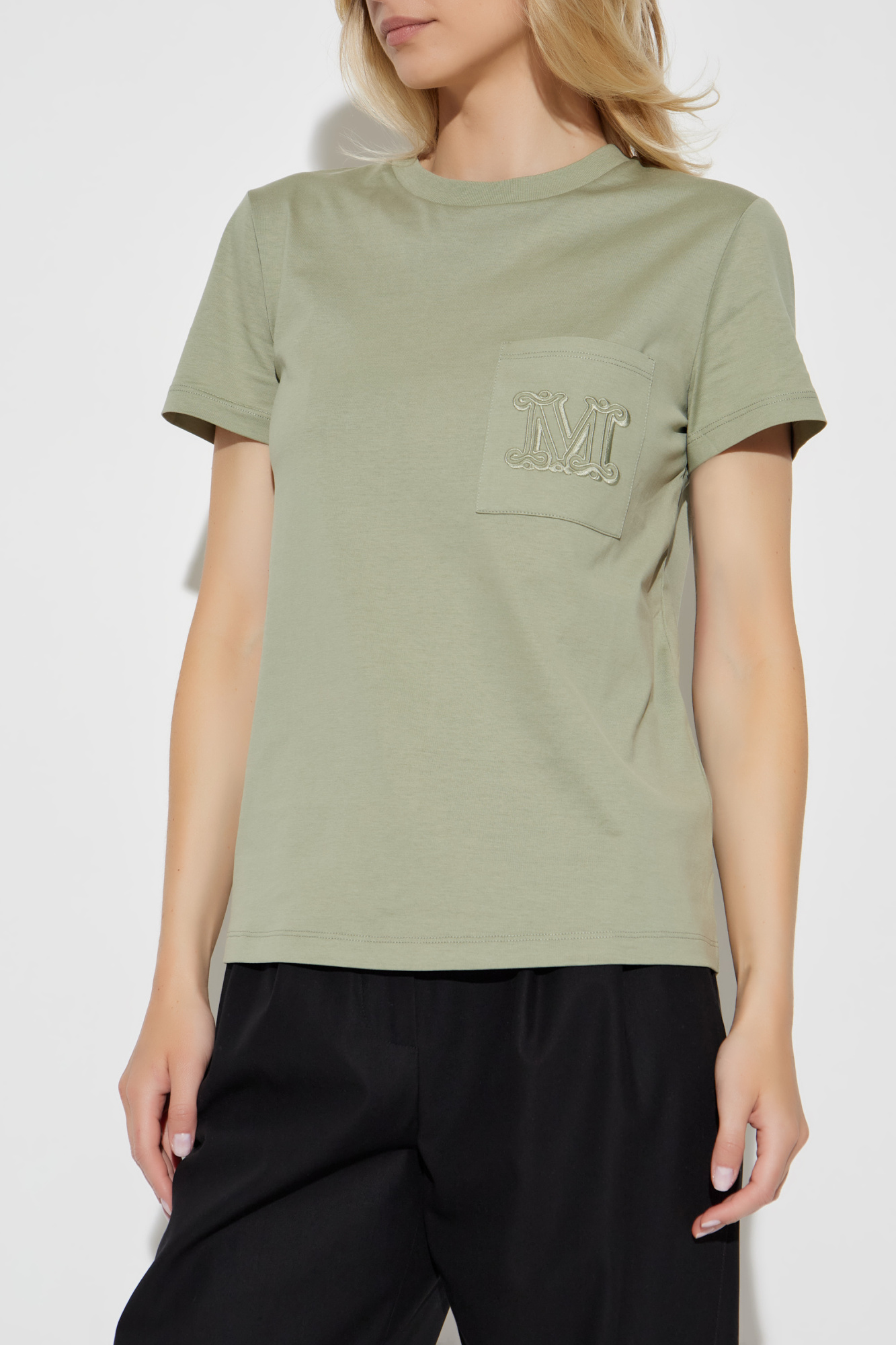 【新品未使用】MAX MARA Tシャツ PAPAIA Lサイズ Max Mara Papaia Tシャツ | ニュートラル | FARFETCH JP
